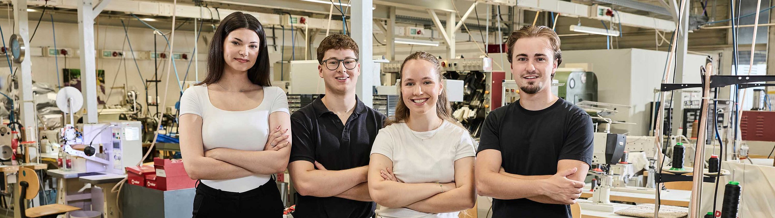Trainees während ihres Traineeprogramms bei Rieker