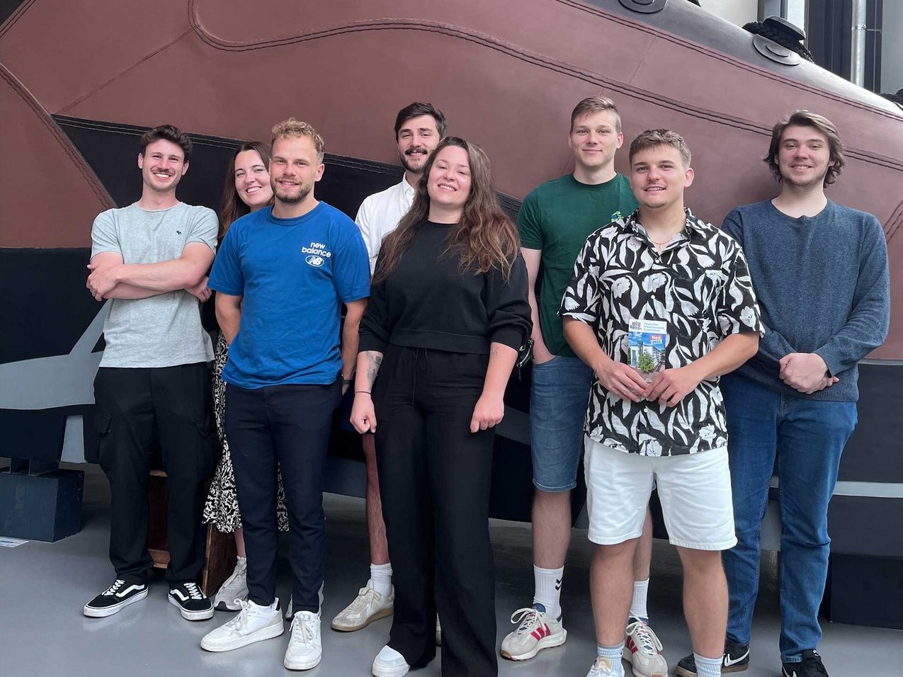 Gruppenfoto von Rieker Auszubildenden und dual Studierenden.