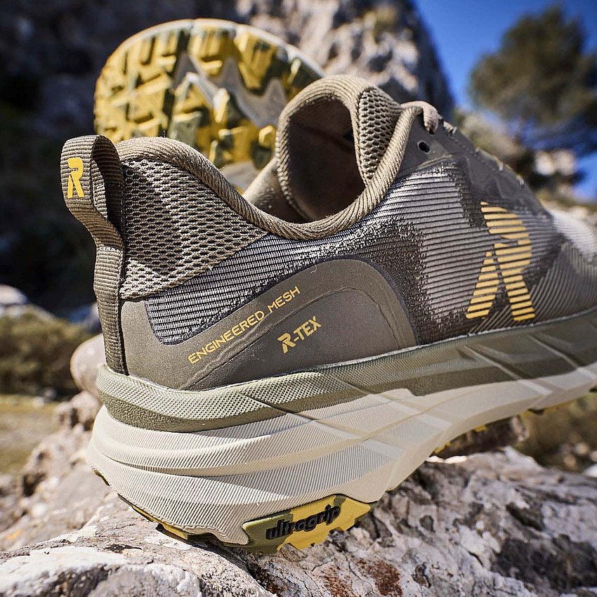 Rieker Schuh für Trail and Trekking mit ultra Grip Sohle