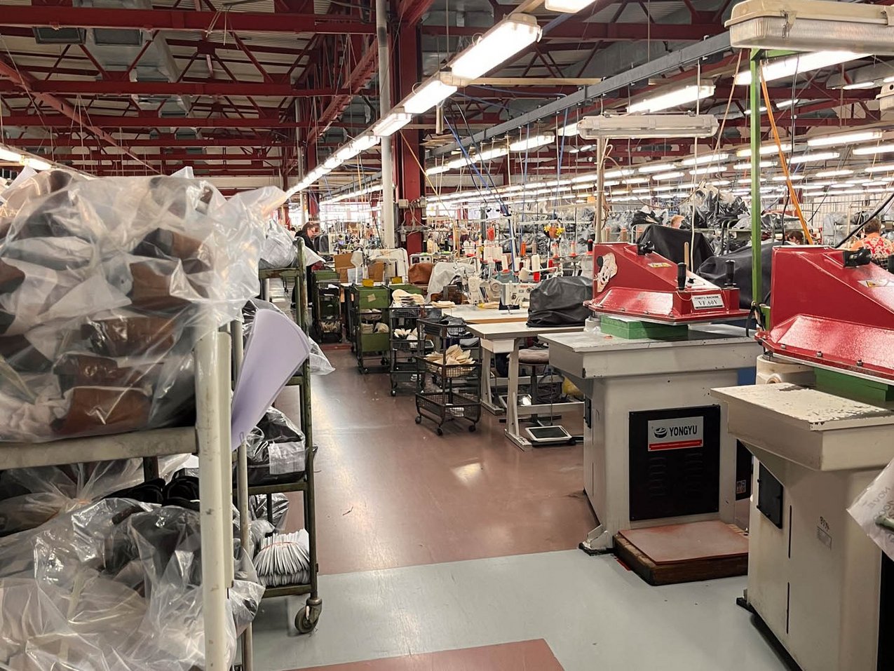 Produktionshalle des Rieker Standorts in der Slowakei.