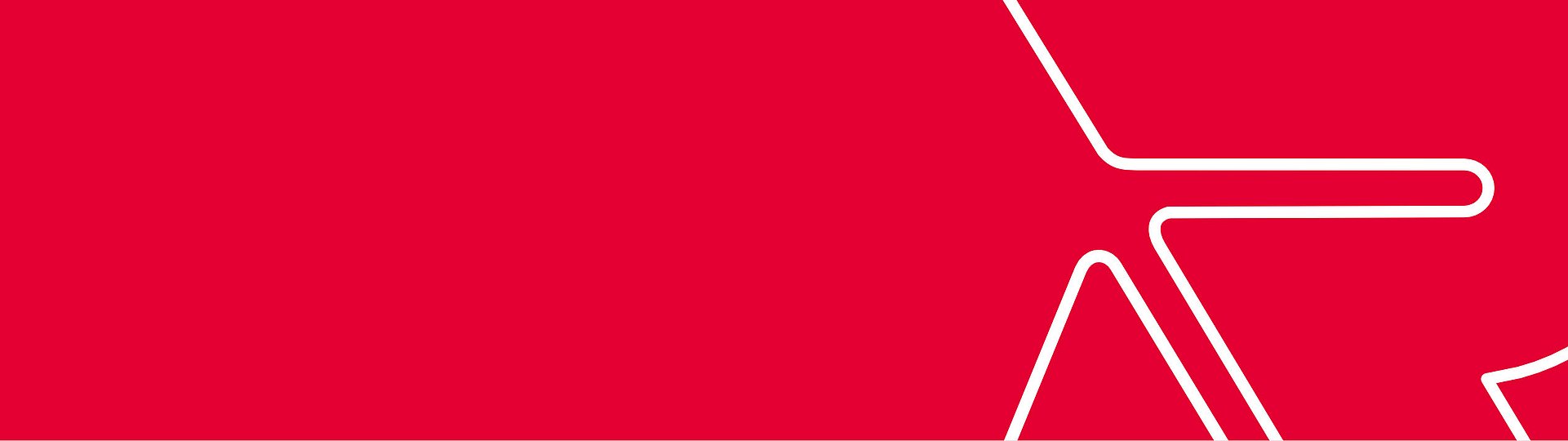 Detail of the Rieker Sport logo on a red background.