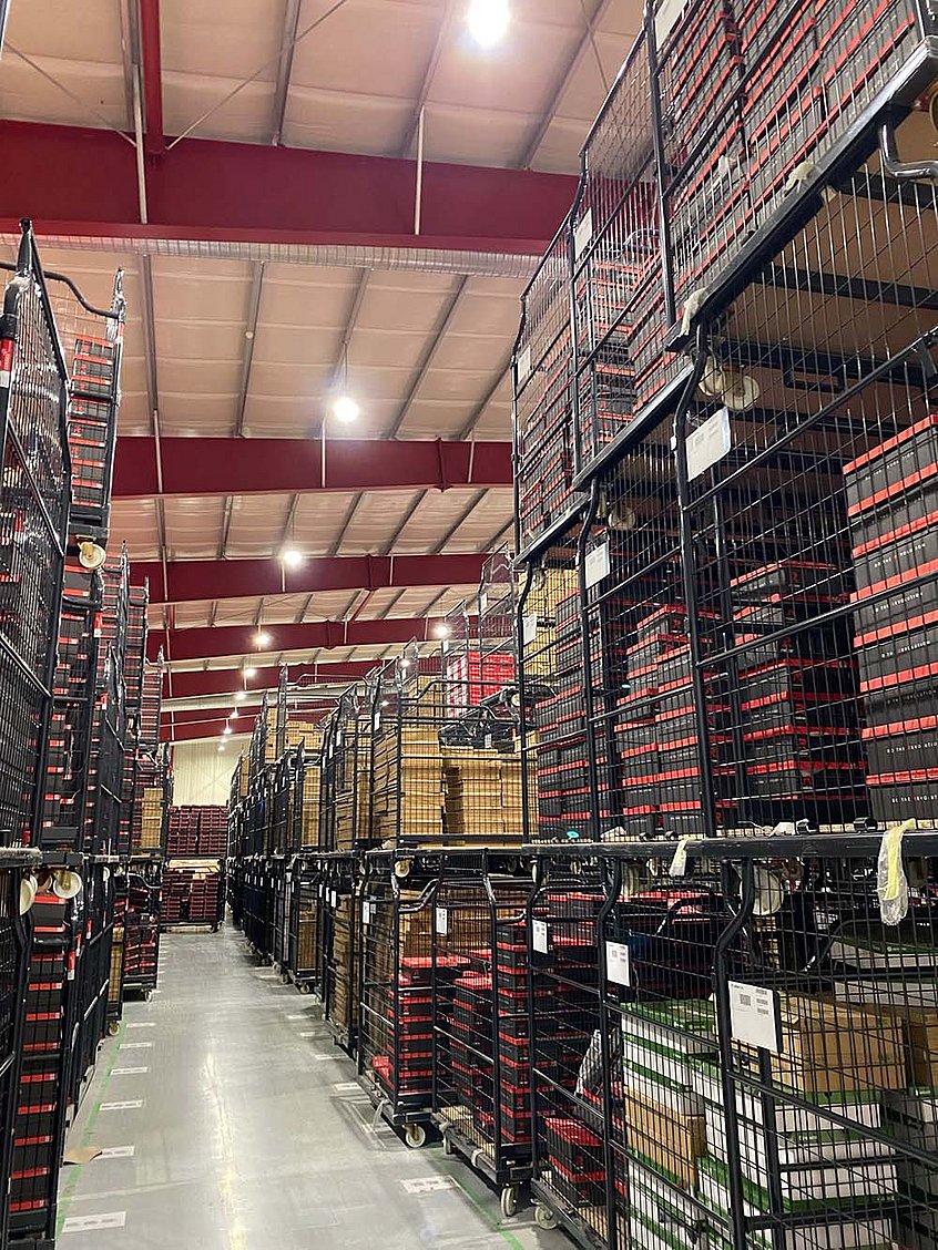 Lagerhalle in der Slowakei.